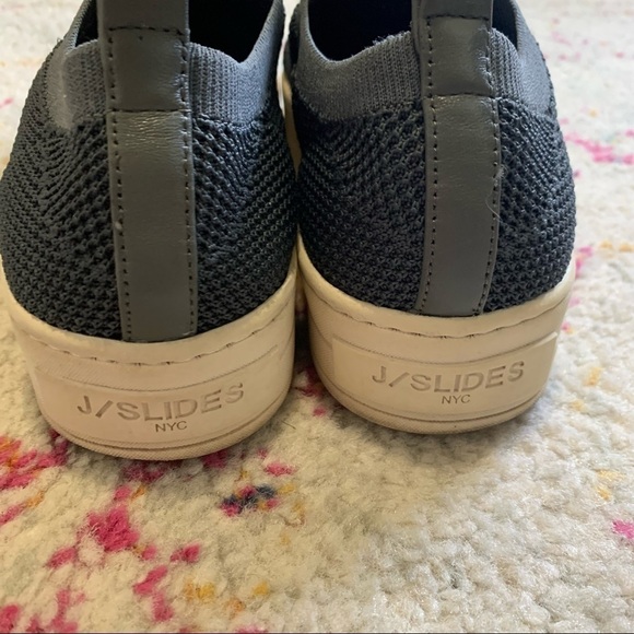 J/Slides Hilo Slip On Platform Sneakers in Navy sz 8 - Picture 4 of 5